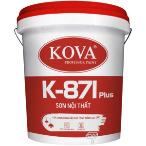 Sơn Nội Thất Cao Cấp K-871 Plus (Bán bóng/ Bóng)