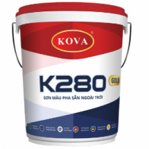 Sơn màu pha sẵn ngoài trời màu đậm